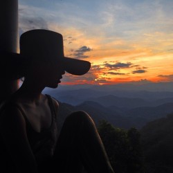 shinebythree:  Sunset in the Chiang Mai’s