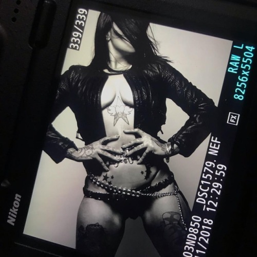 Being fierce with @ozstills Photo of a photo, perfect shots straight off the camera. . . . Behind-th