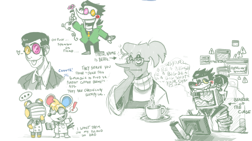 i dont think i’ve posted these here yet so enjoy some random doodles from the aggie.io board i doodl