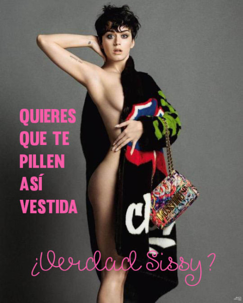 Te encantaría que te pillasen vestida como una putita&hellip; ¿Verdad sissy?