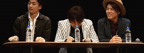 sarapyon:  FukuJun, OnoD & Miyu-kun trying to appeal themselves o(≧∇≦o) from Osomatsu-san Specia