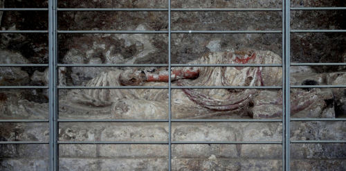 The Etruscan Tomb of the Winged Demons. Sovana, Italy, discovered in 2005. The information 