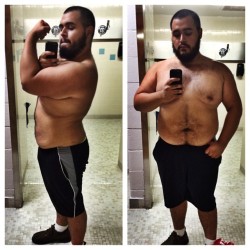 xtonyboy:  sneakyseabear:  Today’s workout picture. #workoutjournal  Keep it up man! Looking good!