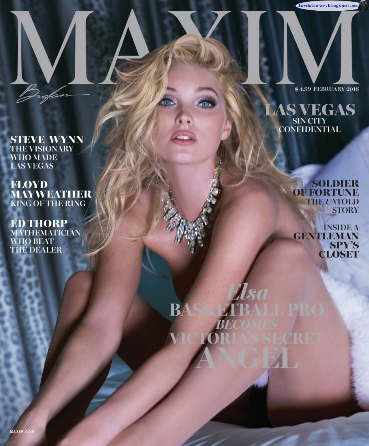   Elsa Hosk - Maxim USA 2016 Febrero (24 Fotos HQ)Elsa Hosk semi desnuda en la revista