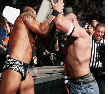 rwfan11:  So I take it Cena likes a little pain with his pleasure!….. Not sure