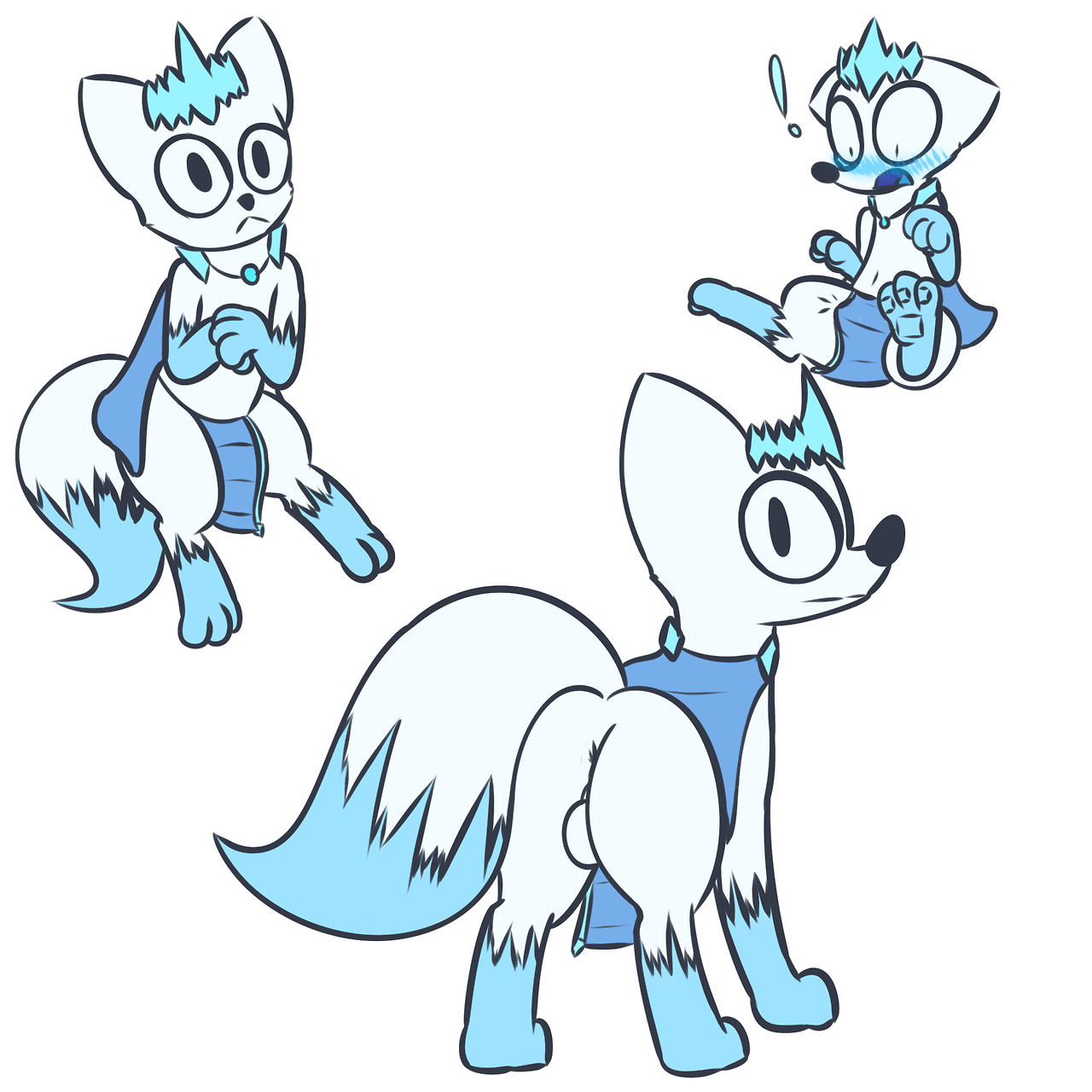 mrdegradation:  Topic was Samuel Coldpaws, idea was him in lewd clothing.  Now I