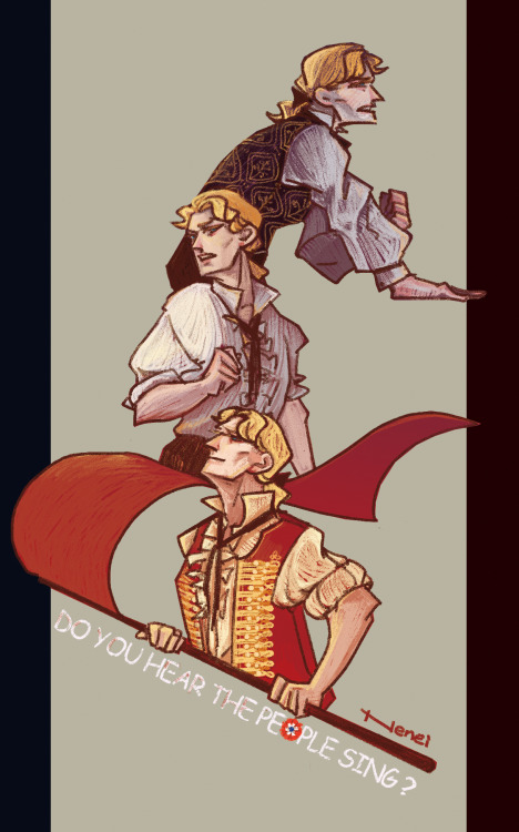 dorpmayne: naininini: I always believe that Enjolras knew that he’ll die on the barricade.He k