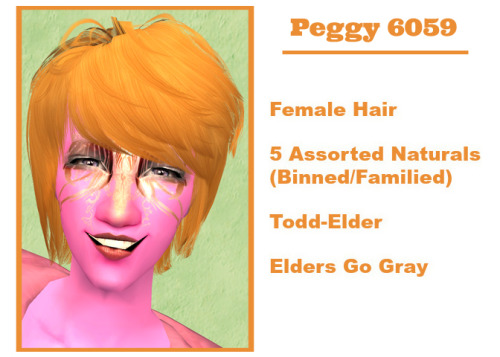 And here’s the first Peggy hair recolor of 2022! It comes in Remi’s naturals (and textur