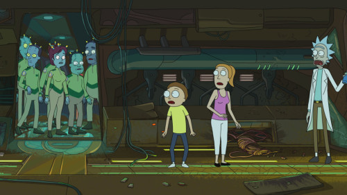 ricksybusiness:  // Photos of future episodes of Rick and Morty season 2! Sunday July 26. Again, too excited to breathe.