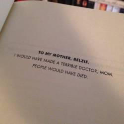 Mylordshesacactus:  Loloftheday: Dedicating A Book… [Id: Dedication Page Of A Book