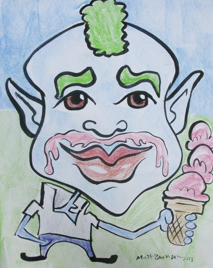 These drawings were done at Dairy Delight in Malden, MA on 11 Aug 2013. If you haven&rsquo;t