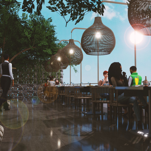 simpledesigner:  [SD] Italy-Positano Ristorante * Blender Scene (Not in Game)* Eevee and Cycles* Exc