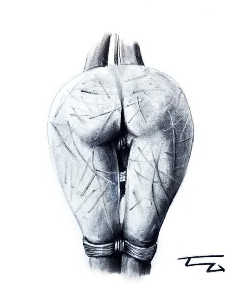 Aftermath2018, Charcoal on sketch paperSupport me on Patreon and see cool art like this a week befor