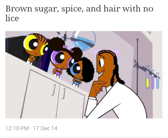 legalmexican:  brownglucose:  cindimayweathersson:  Hair with no lice.   Why Buttercup’s
