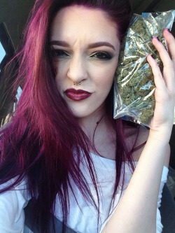 legalizereality:I tend to look cuter with weed next to my face