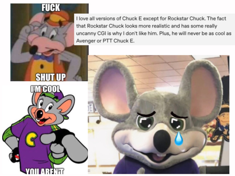 Ill Krump With Ya Nitwit — I Love All Versions Of Chuck E Except For