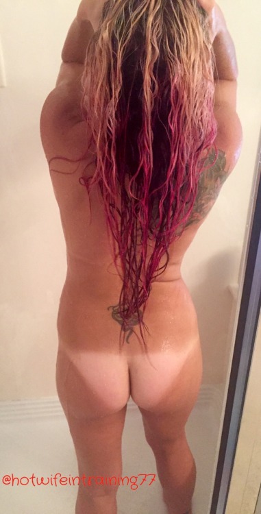 feistylittleleopard:  So this was me getting ready for our first swinger house party.  100 people…I definitely needed another shower afterwards.  I was naughty and dirty! 😈 @feistylittleleopard when are you cumming to visit us?  We think you and