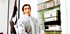captainwarbuckle:  Films, films, films;american psycho (2000)  Feed me a stray cat.  