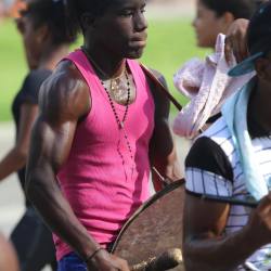 maninhavana:  Muscles, drums and rhythm.#carnival #pulitzercenter #cuba
