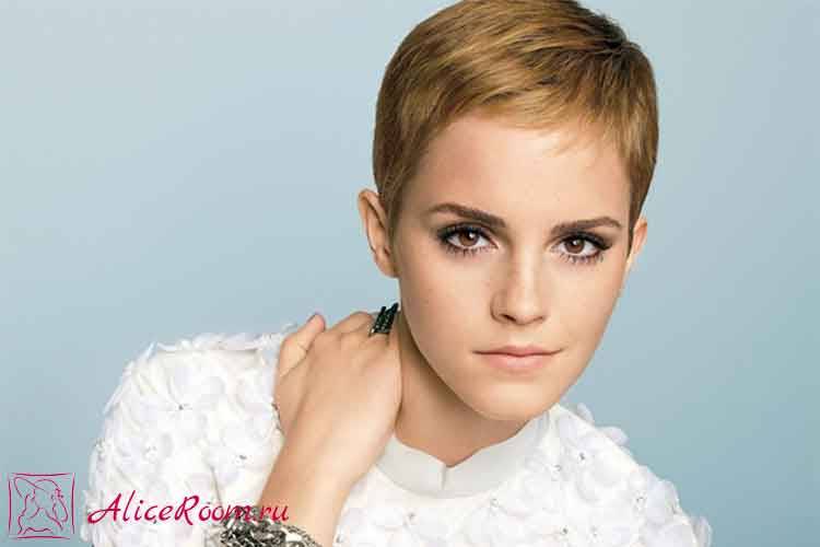 Emma watson pixie cut