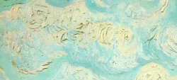 logija:  sky by Vincent Van Gogh (details)
