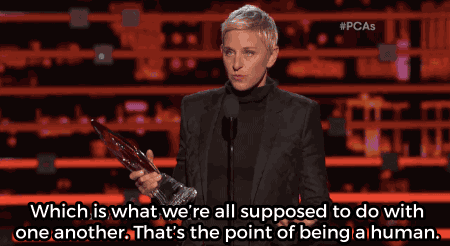 glsen:  parkermolloy:  Ellen DeGeneres speaks out on the importance of kindness.
