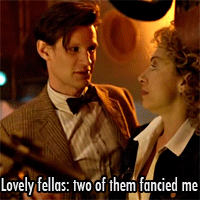 marriagehoney:  in which the Doctor is very heterosexual 