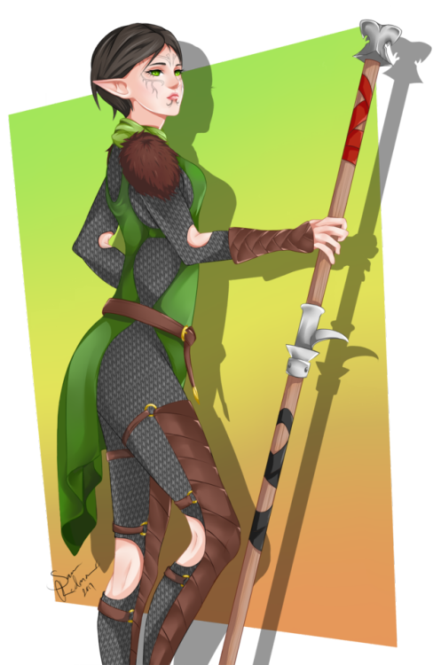 esperede: MERRILL | DRAGON AGE 2   “Ma vhenan… you really are crazy aren’t you? If you’re not afraid, then… neither am I”   