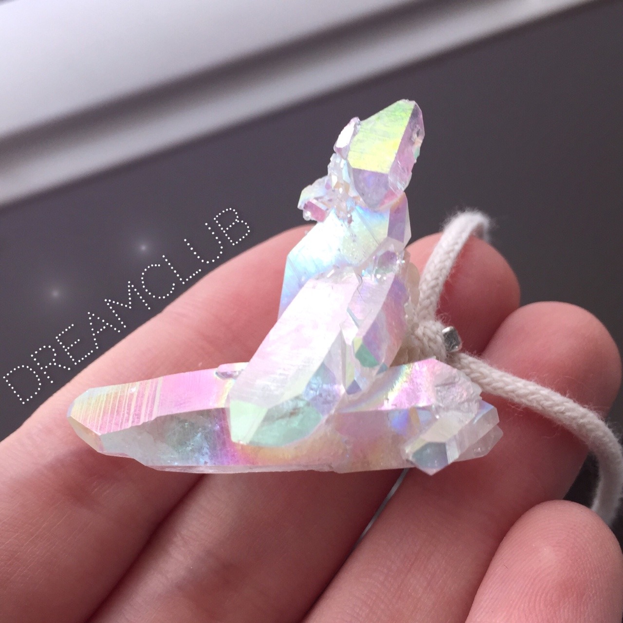 cosmicdreamclub:  new angel aura necklaces! ☺️✨🌸💕💫  shopdreamclub.com