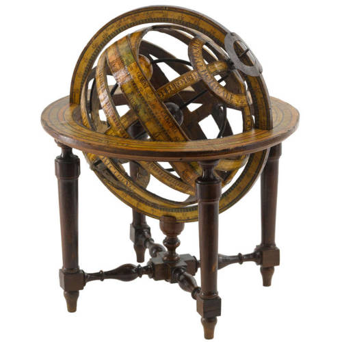 Italian armillary sphere created by Luigi Cervellati, circa 1800.An armillary sphere is a model of o