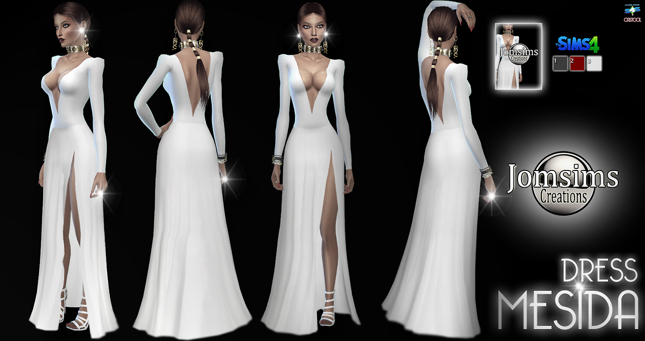 sims 4 extremly long white hair cc