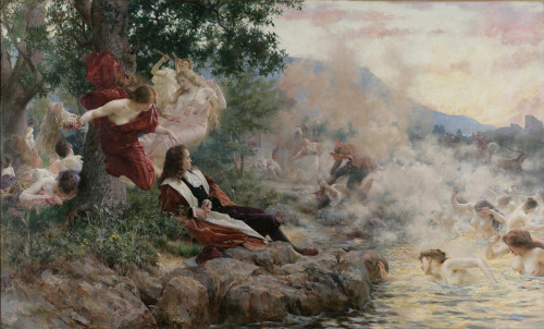 Vlaho Bukovac - Gundulic’s Dream - 1894