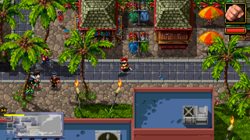 “Shakedown: Hawaii fuses open world action and empire building. Build a “legitimate” cor