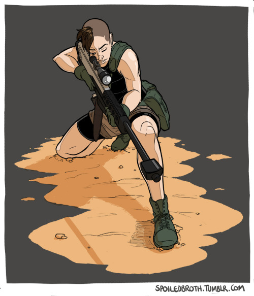 spoiledbroth: Redesign of MGSV’s Quiet. Just saying that even with the weak conceit that she &