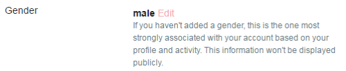 jethroq:tumblunni:charadreemurr:I think this is new, but apparently twitter assigns you a gender now