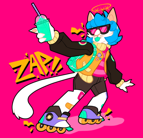 limedeity:ZAP!! a redraw of this pic from last summer which i loved to death but i just had to see i