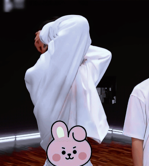 Jungkook Pushing His Hair Back
