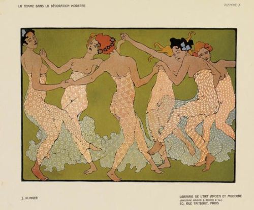 &ldquo;La femme dans la decoration moderne&rdquo; by Julius Klinger, 1902