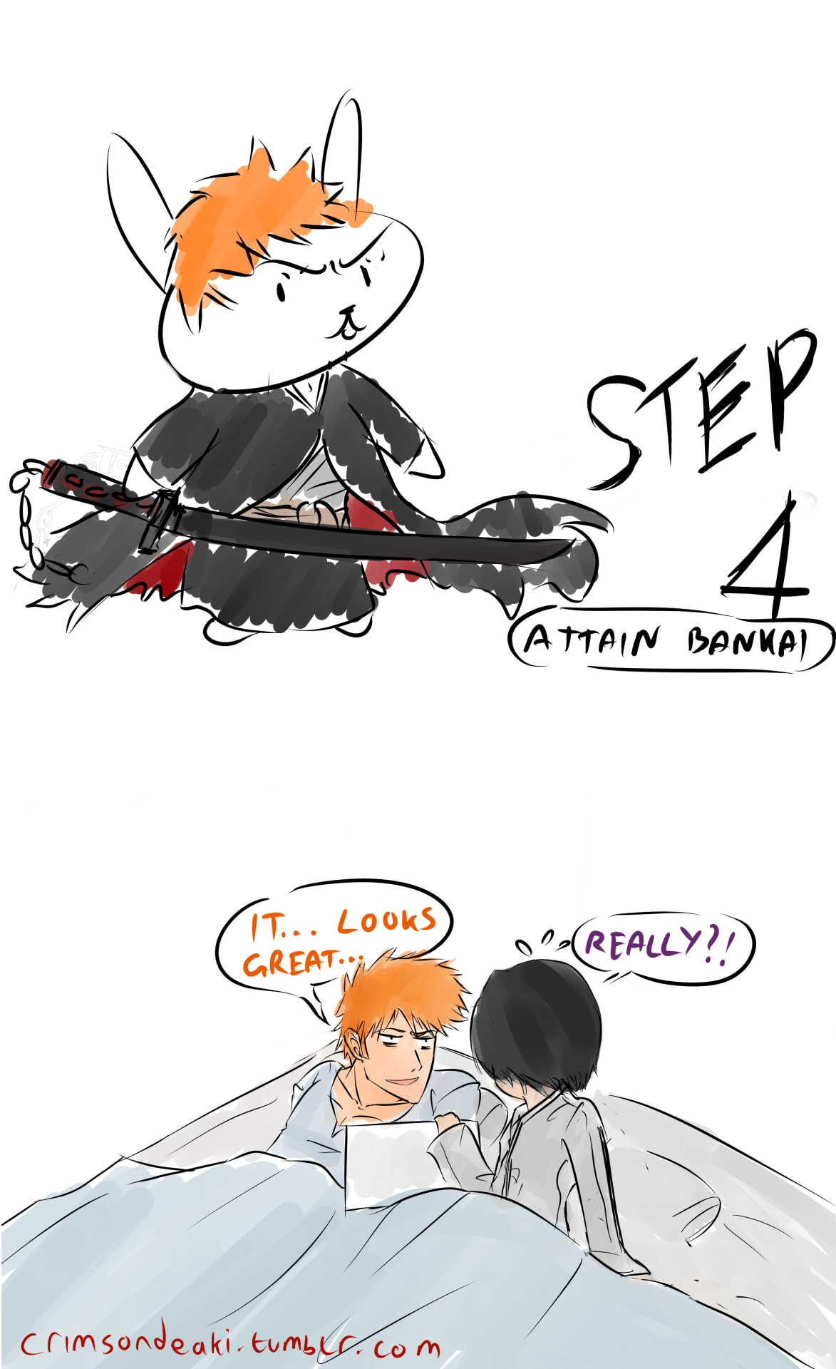 crimsondeaki:   IchiRuki Week - Day 2: Rescue  Sorry It’s late. I had to let my