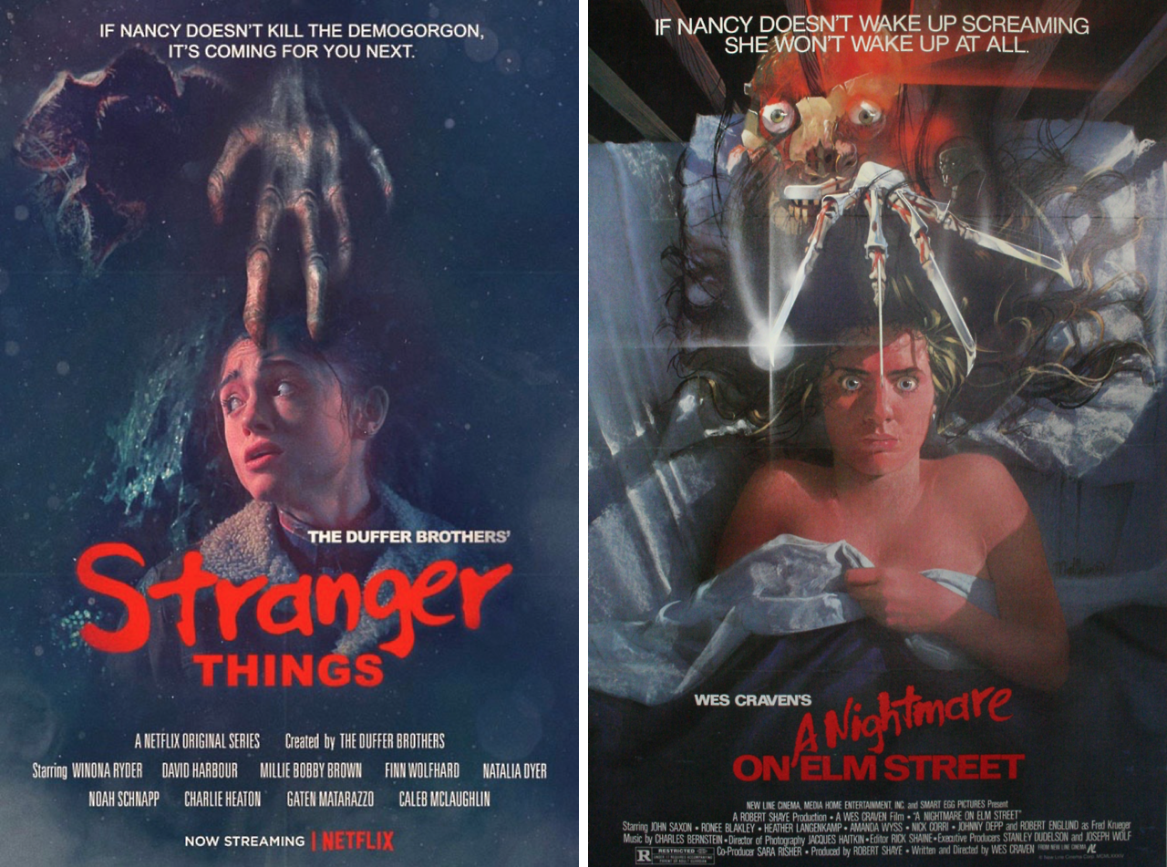 jukeboxemcsa:  pottergirl05:  Netflix’s Stranger Things recreates 80′s movie