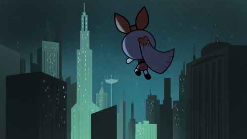 Two Background Made In School, From The PowerPuff Grils Movie ( Cartoon Network)
