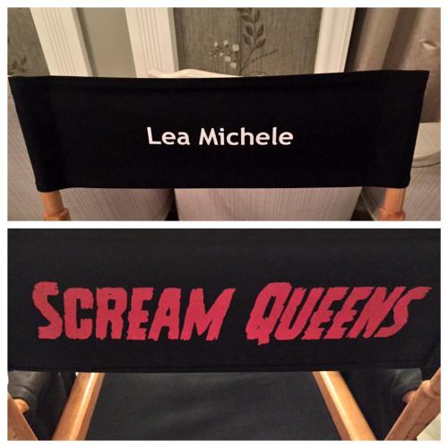 leamichele-news: @msleamichele On set! #ScreamQueens