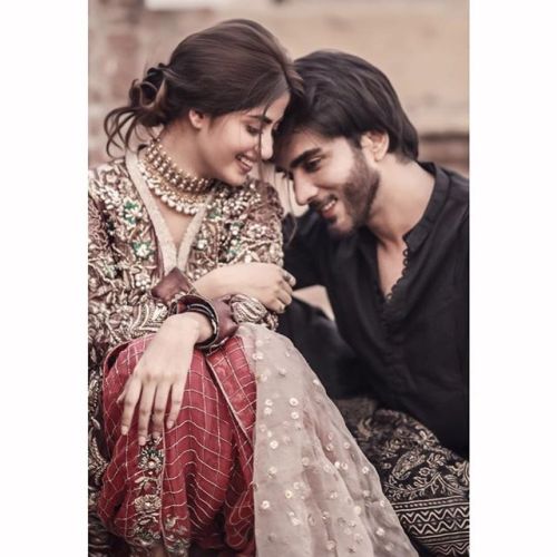 Sajal Aly and Imran Abbas’ photoshoot for Noor ul Ain.