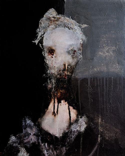 redlipstickresurrected:Fabien Claude (French, b. 1960, Metz, France) - Untitled  Paintings: Acr