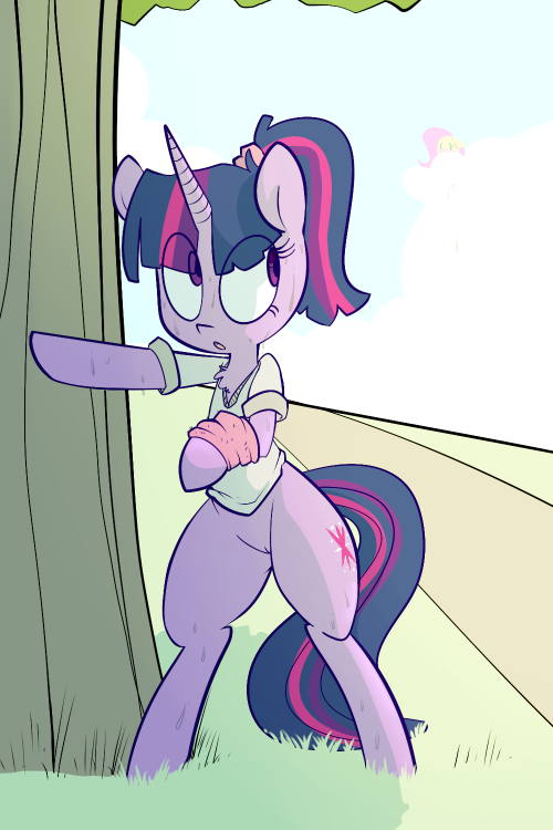 Porn Pics mcsweezy:  Twily going for a runFuta version