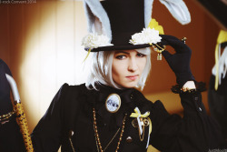 ash-kodona:  My White Rabbit inspired outfit for J-Rock Convention 2014^^ Thanks to photographers for lovely photos once again!