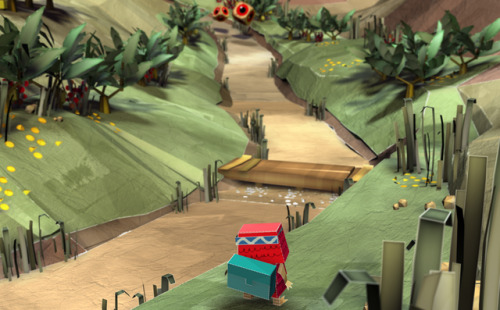 Hey YOU! Wanna see something cool? Check out this super early terrain concept art for Tearaway, feat