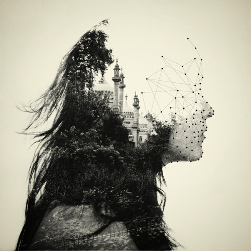 Double Exposure Portraits by Dan Mountford Take a holiday from reality