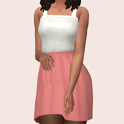 solosims: IMANI DRESSa short dress that would be perfect for spring.. if we had seasons28 swatches ›