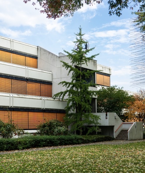 germanpostwarmodern:Grammar School „Laurentianum“ (1972-74) in Warendorf, Germany, by Harald Deilman